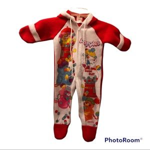 Vintage Obion 9-18 Month Hooded Sleeper Outfit